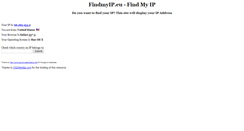 Desktop Screenshot of findmyip.eu