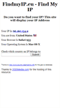 Mobile Screenshot of findmyip.eu